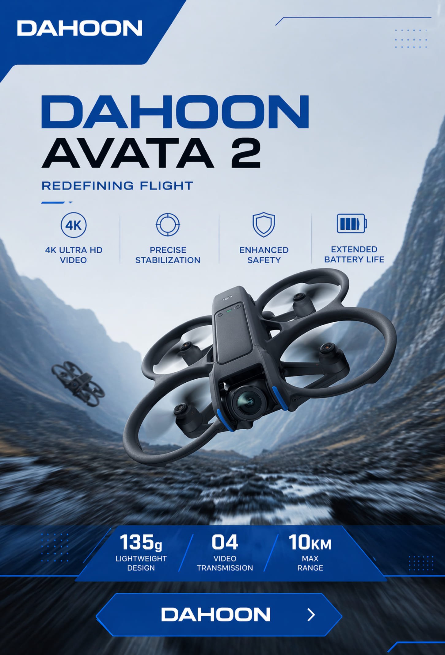 Dahoon expanded drone brand presentation